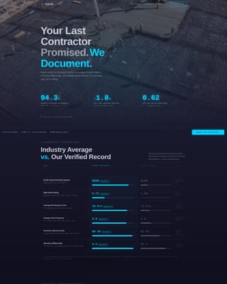 Construction Company Professional Website Template