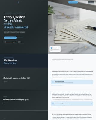 Clarity - Organized Professionalorganizer Landing Page Template
