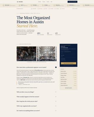 Declutter - Authoritative Organizer Landing Page Template