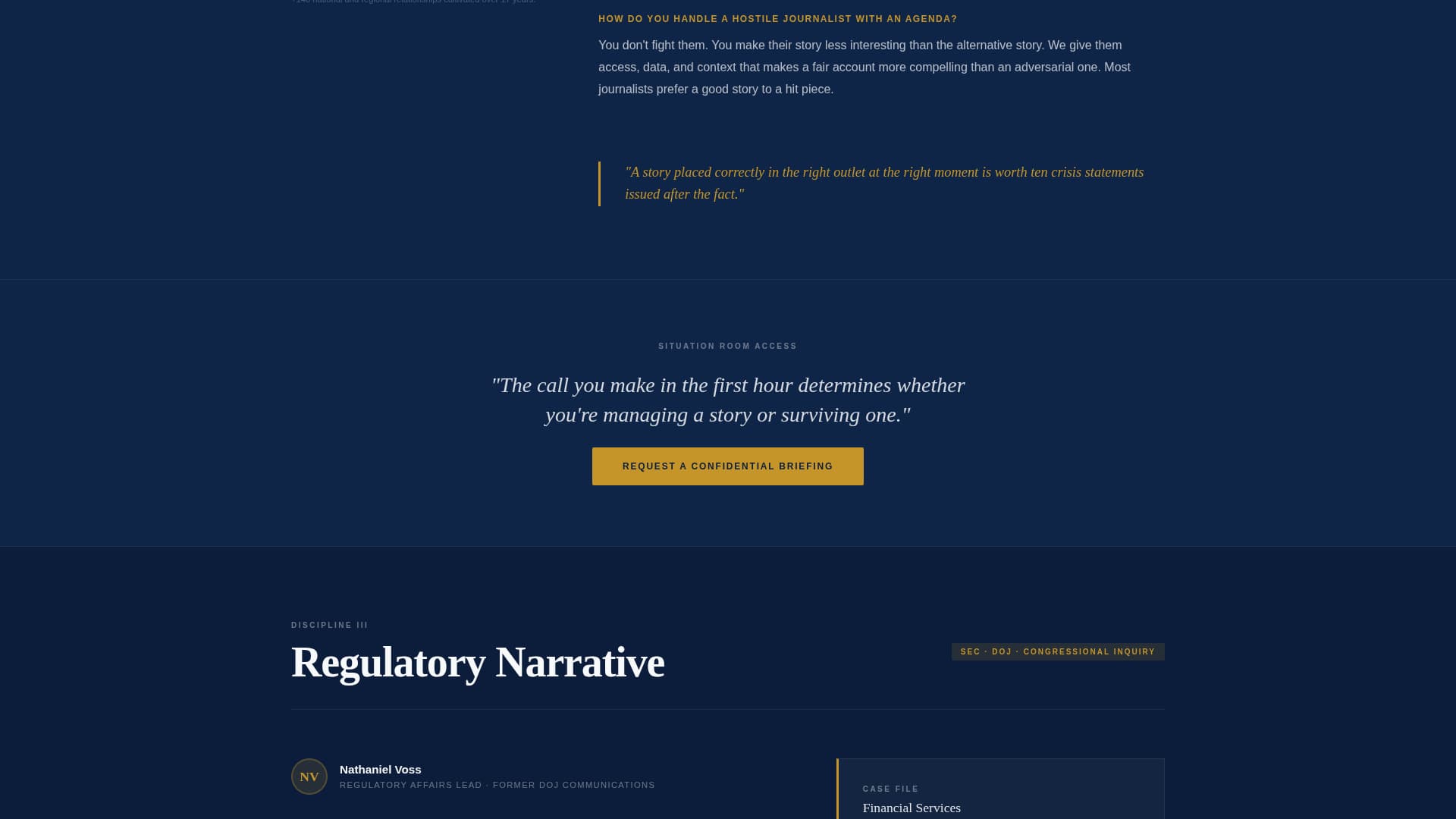 Shield - Authoritative Reputation Landing Page Template