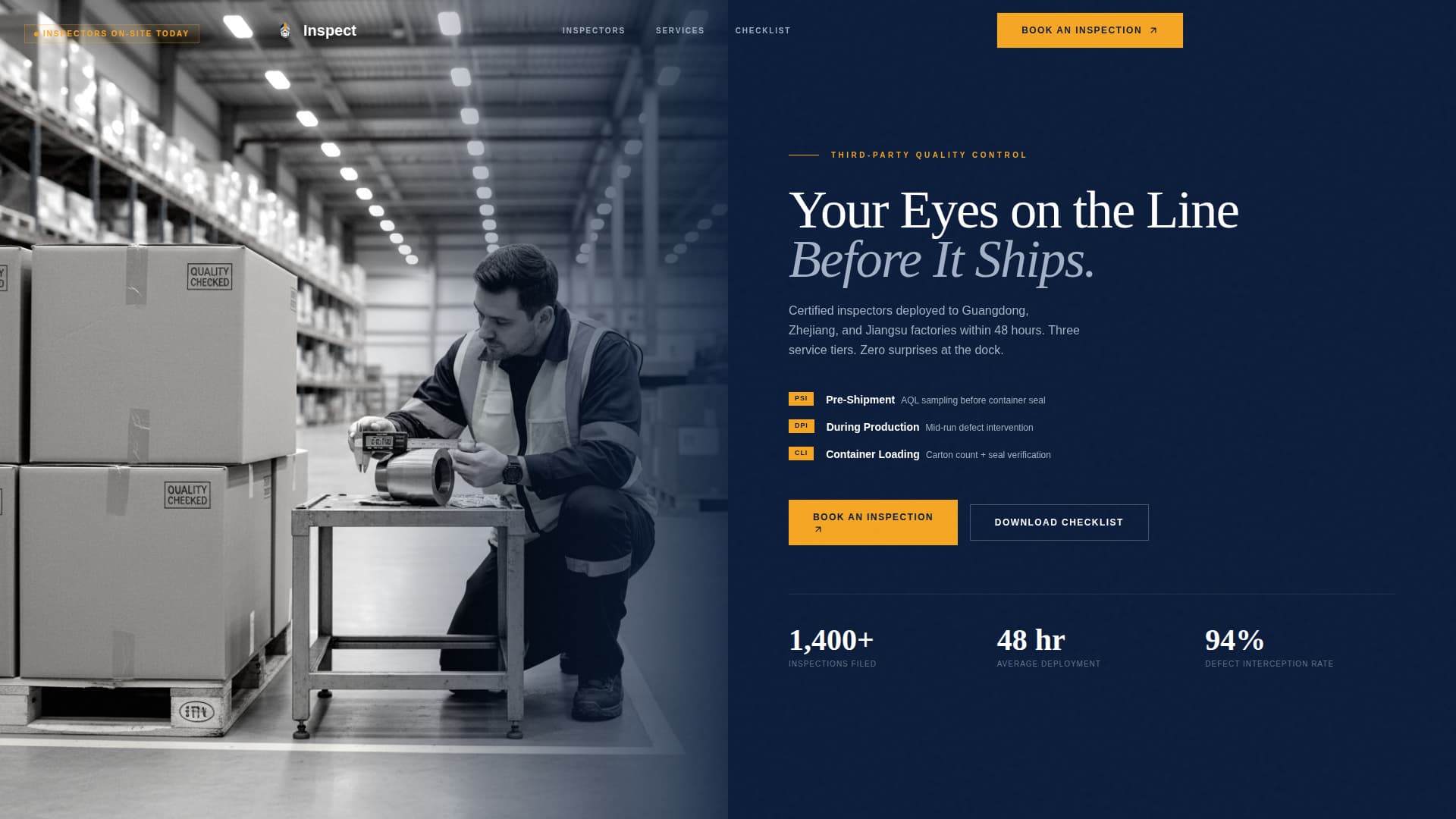 Certify — Expert Quality Assurance Landing Page Template