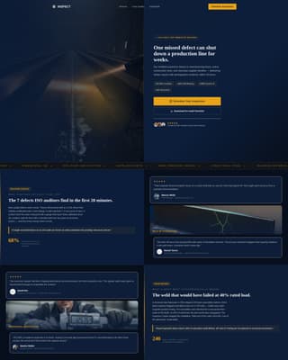 Inspect - Authoritative Qualityinspector Landing Page Template