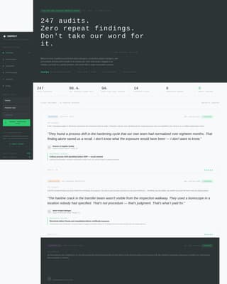 Inspect - Verified Qualityinspector Landing Page Template