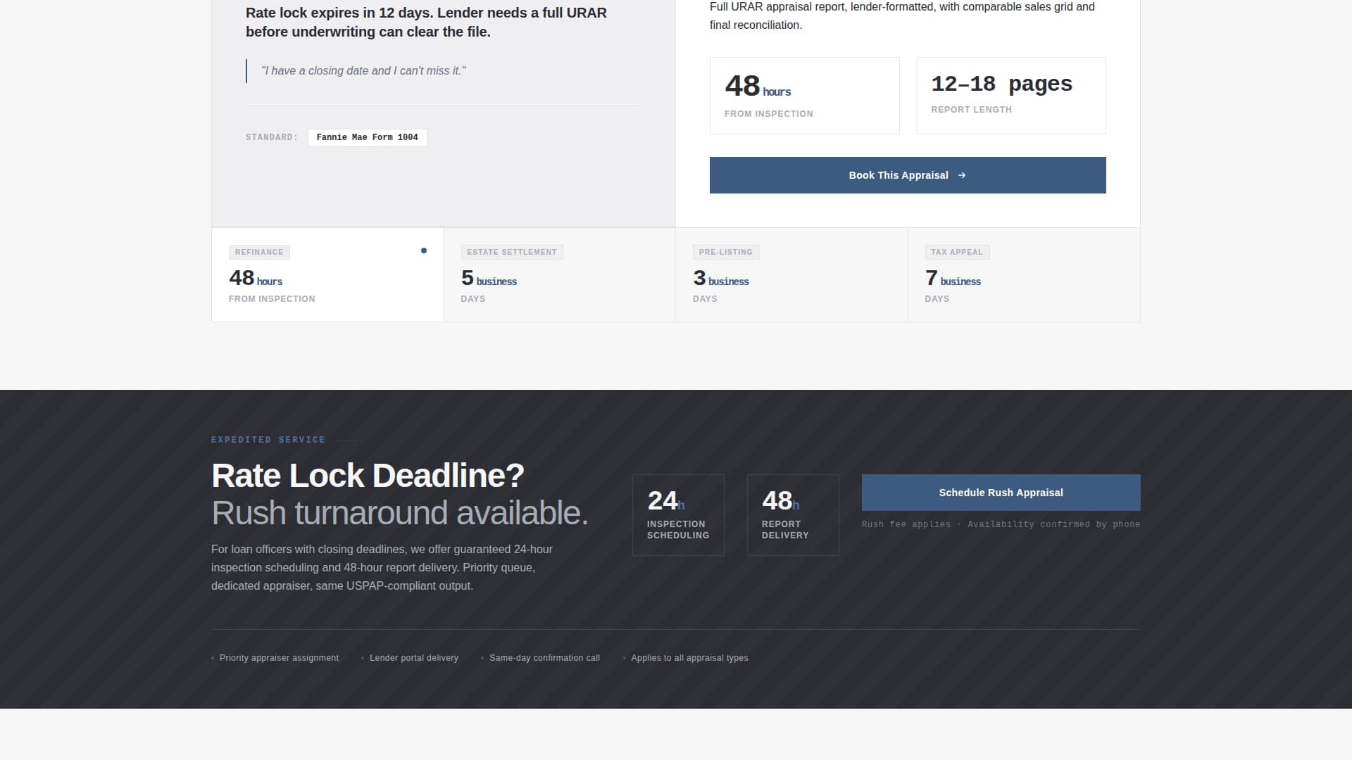 Certify — Proven Appraiser Credentials Landing Page Template