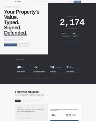 Certify — Proven Appraiser Credentials Landing Page Template