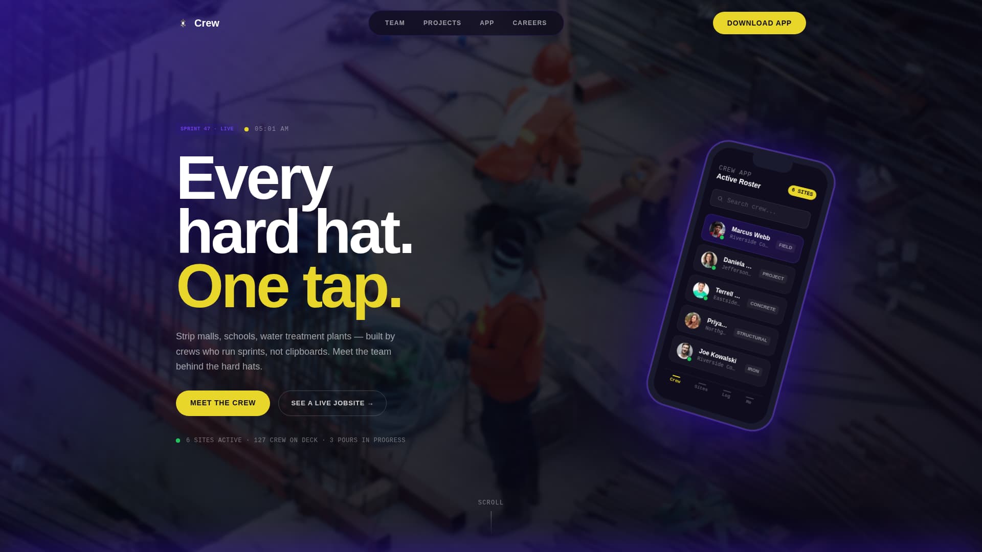 Construction Company Specialist Professional Website Template