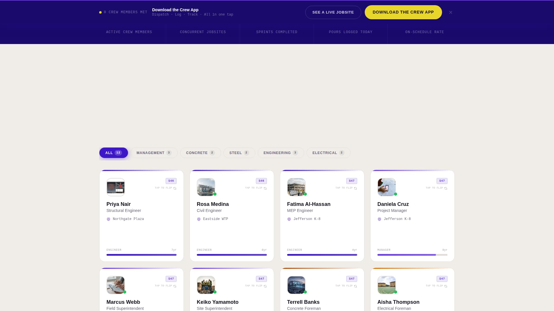 Construction Company Specialist Professional Website Template