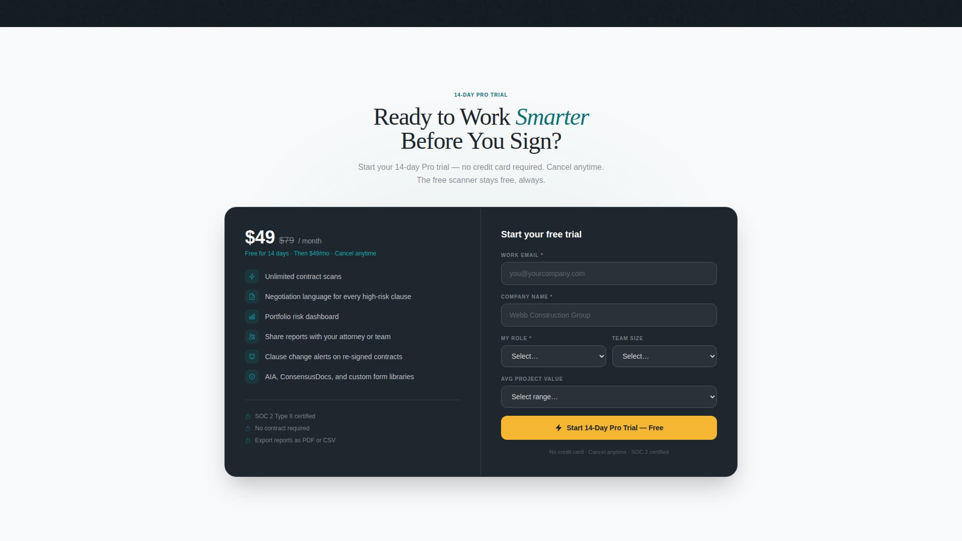 Construction Company Privacy Policy Website Template