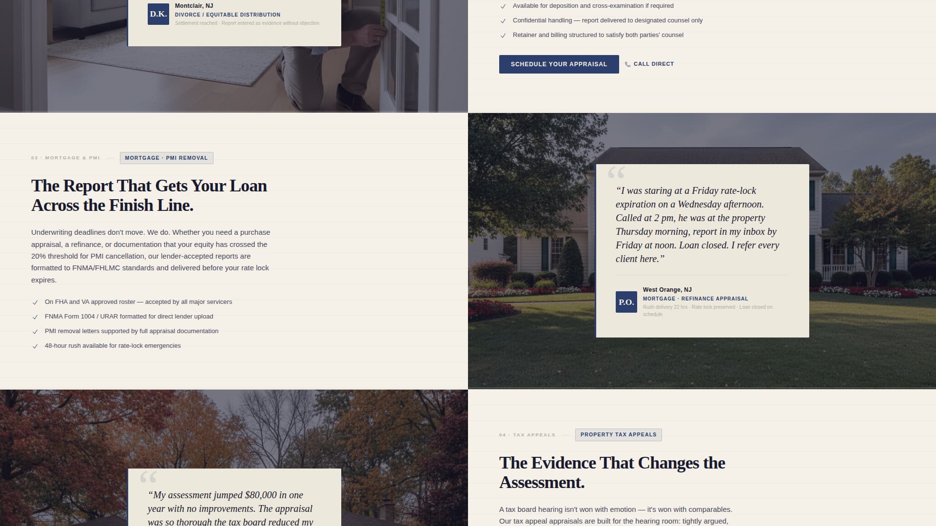 Validate — Expert Property Appraiser Landing Page Template