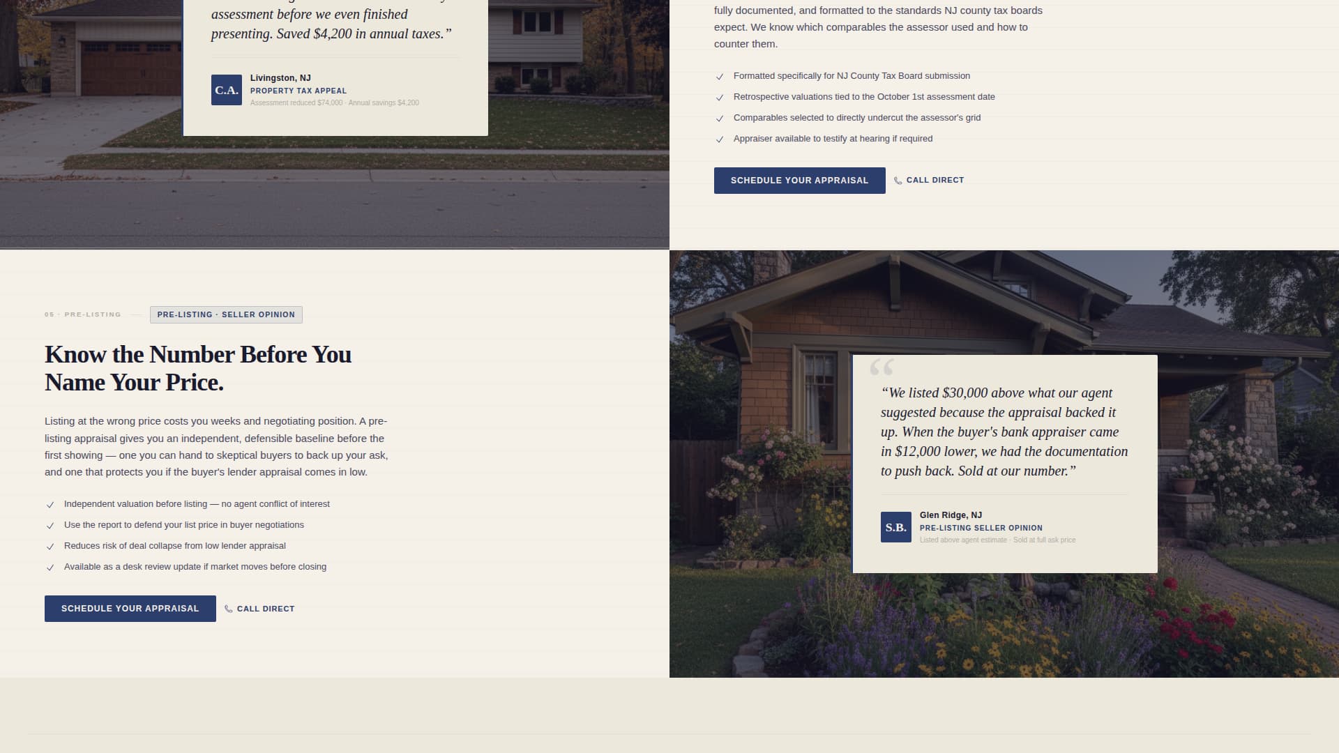 Validate — Expert Property Appraiser Landing Page Template