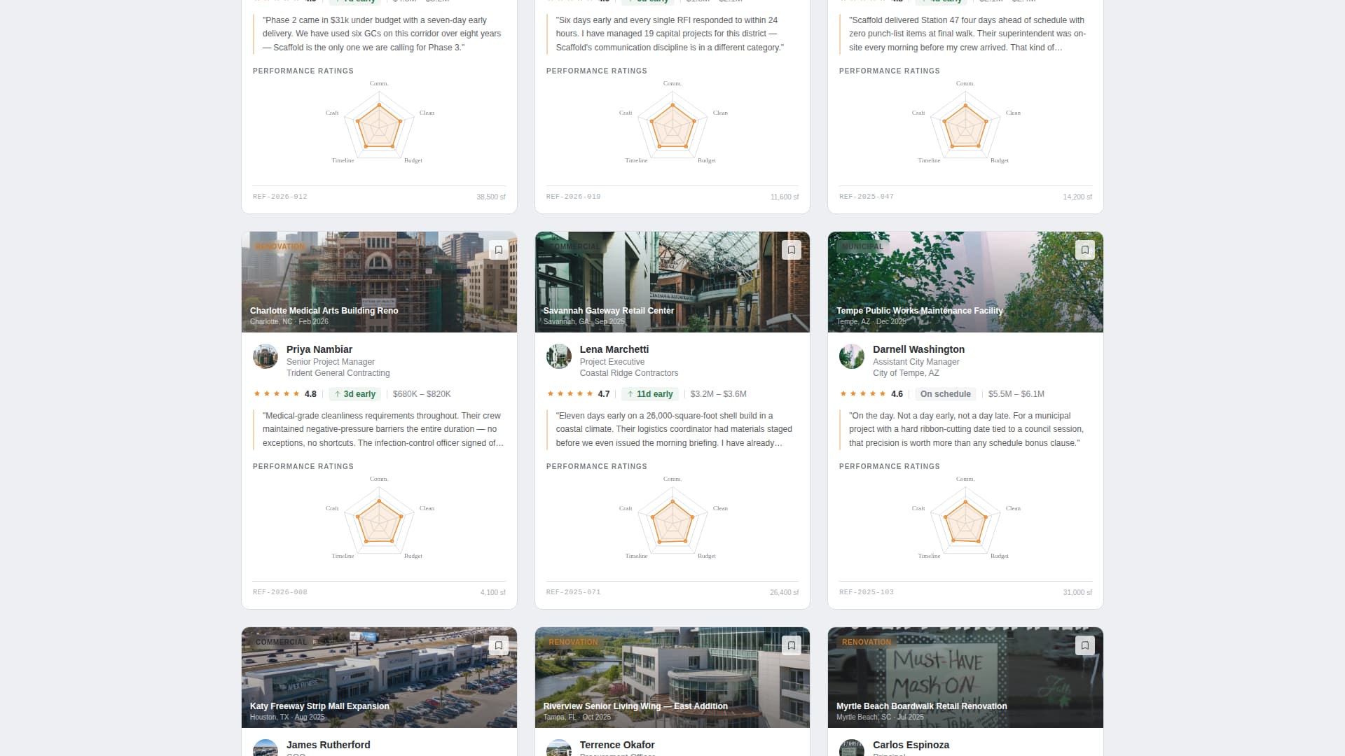 Construction Company Specialist Reviews Website Template