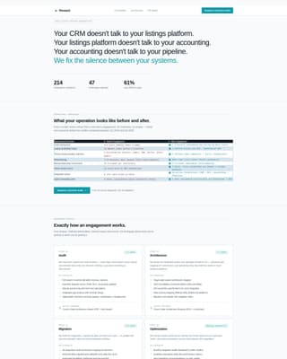 Restack - Integrated Realestate Landing Page Template