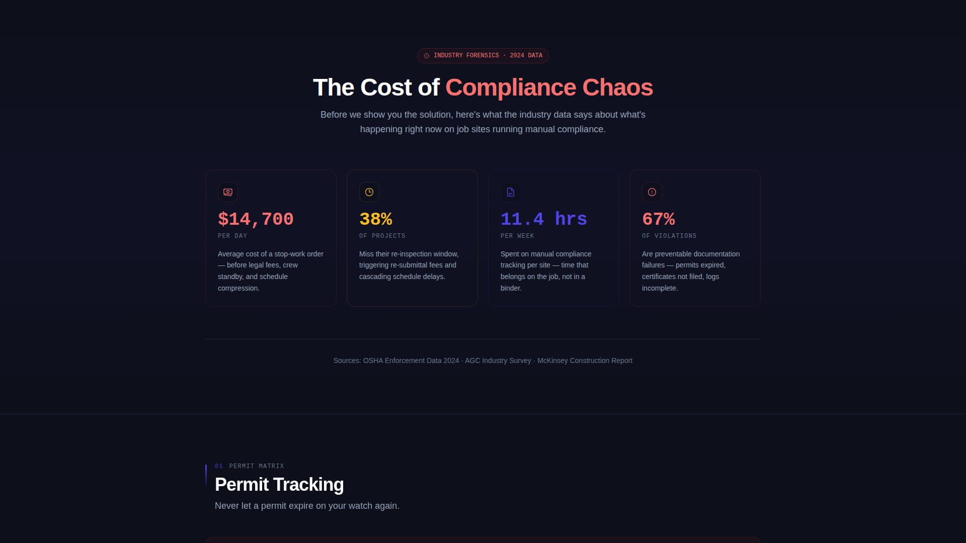 Govern — Regulatory Framework Landing Page Template