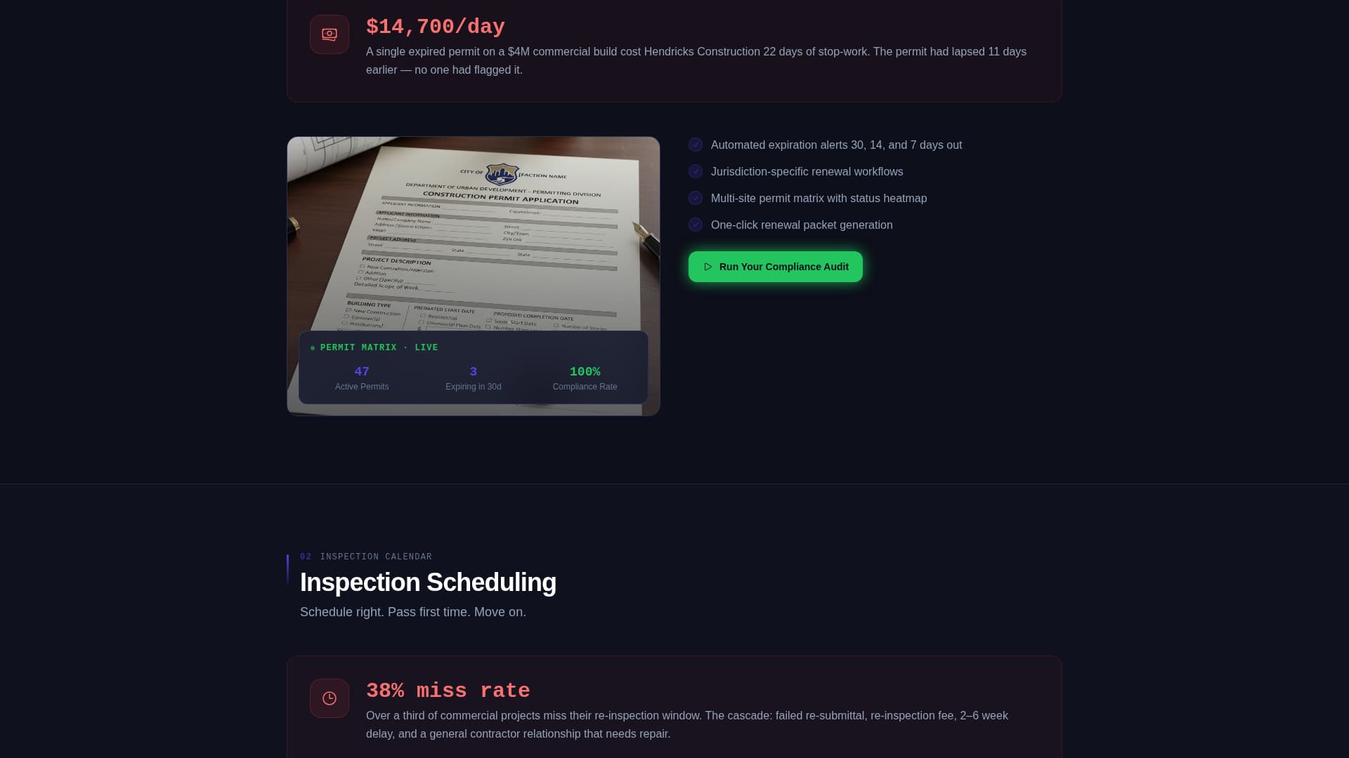 Govern — Regulatory Framework Landing Page Template