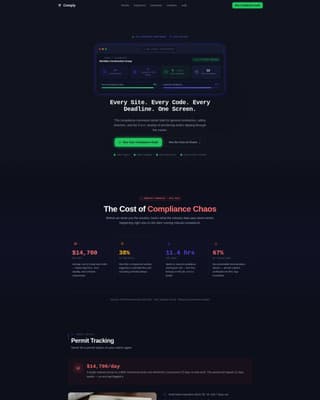 Govern — Regulatory Framework Landing Page Template