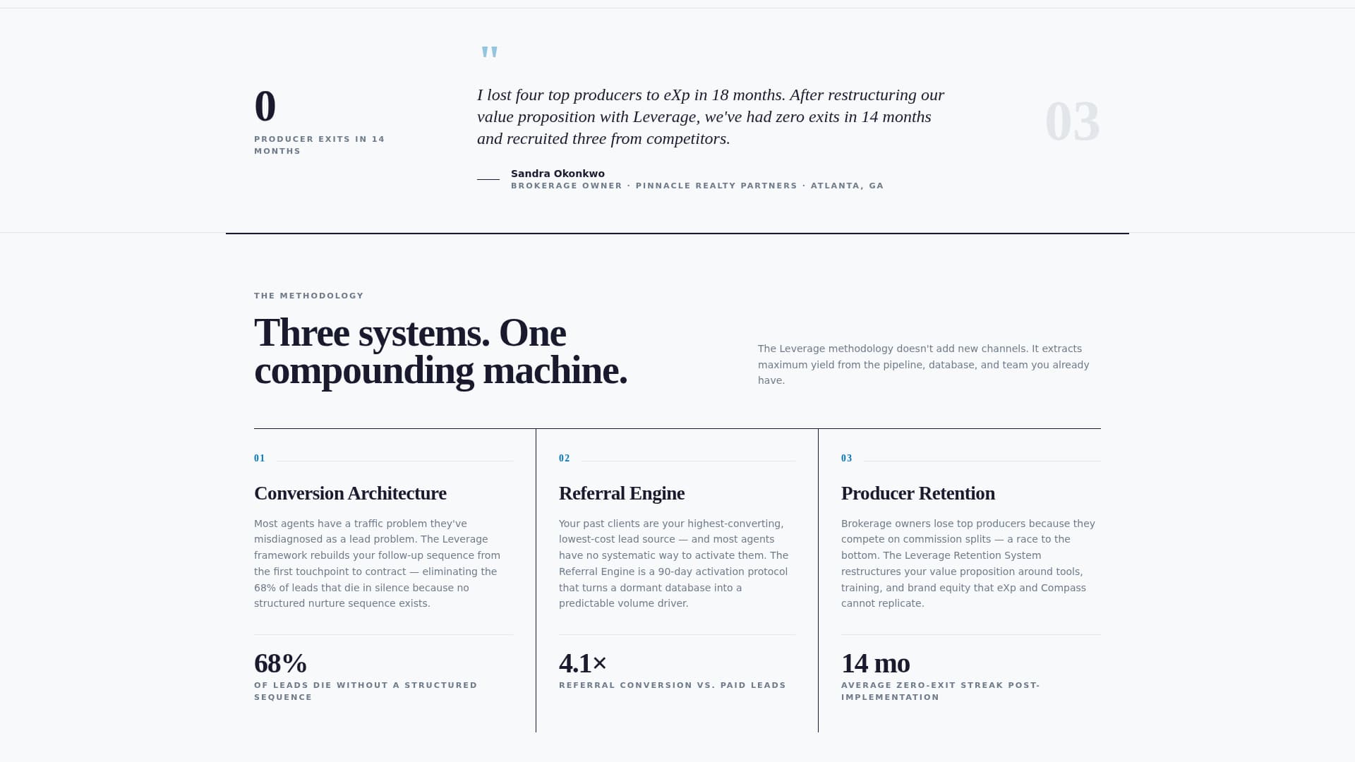 Strategy — Results-Driven Business Advisory Landing Page Template