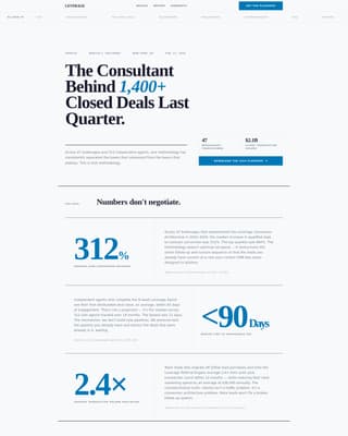 Strategy — Results-Driven Business Advisory Landing Page Template