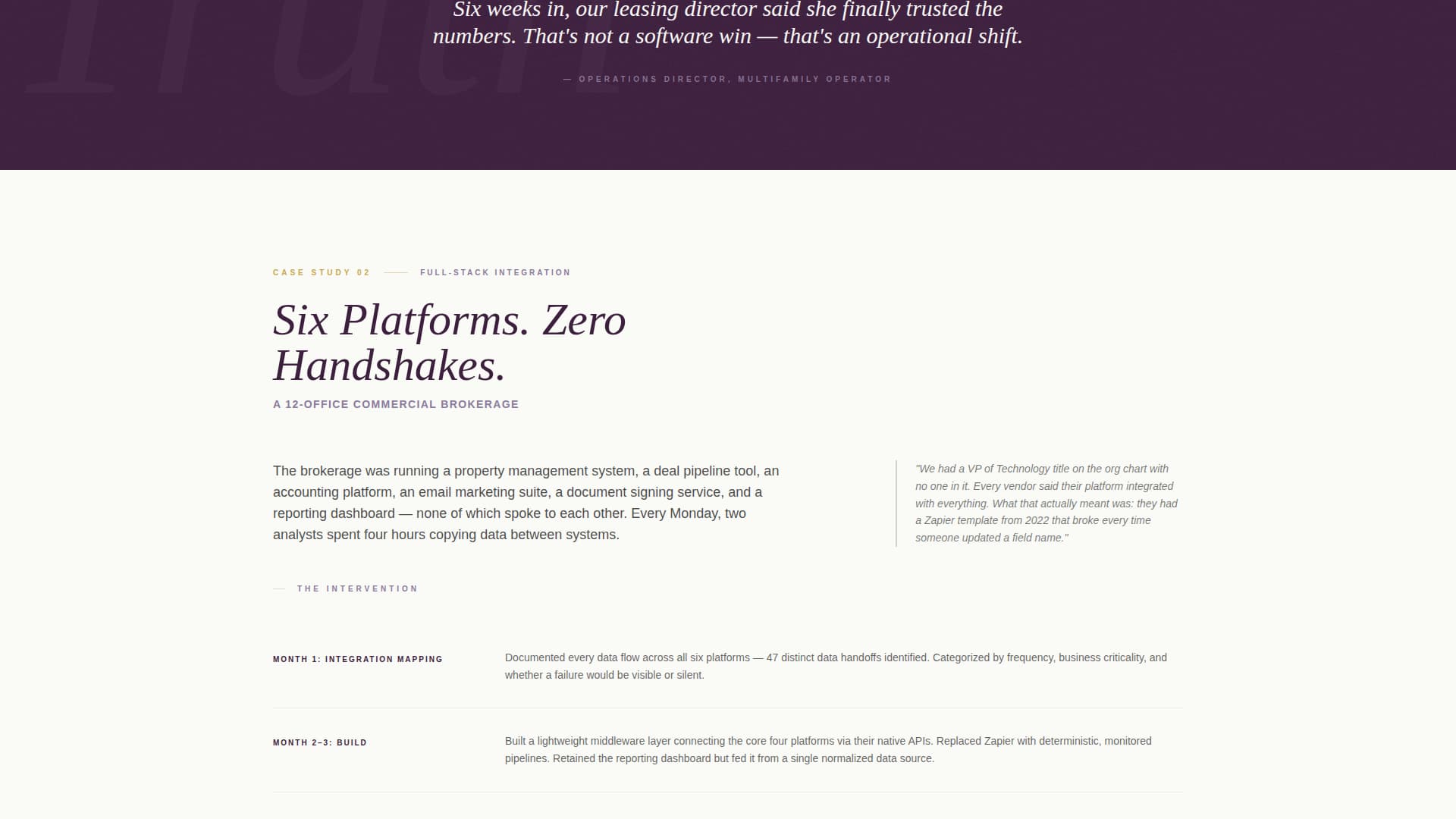 Rewired - Executive Proptech Landing Page Template