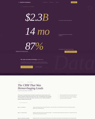 Rewired - Executive Proptech Landing Page Template