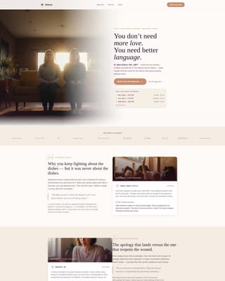 Attune - Transformative Relationshipcoaching Landing Page Template