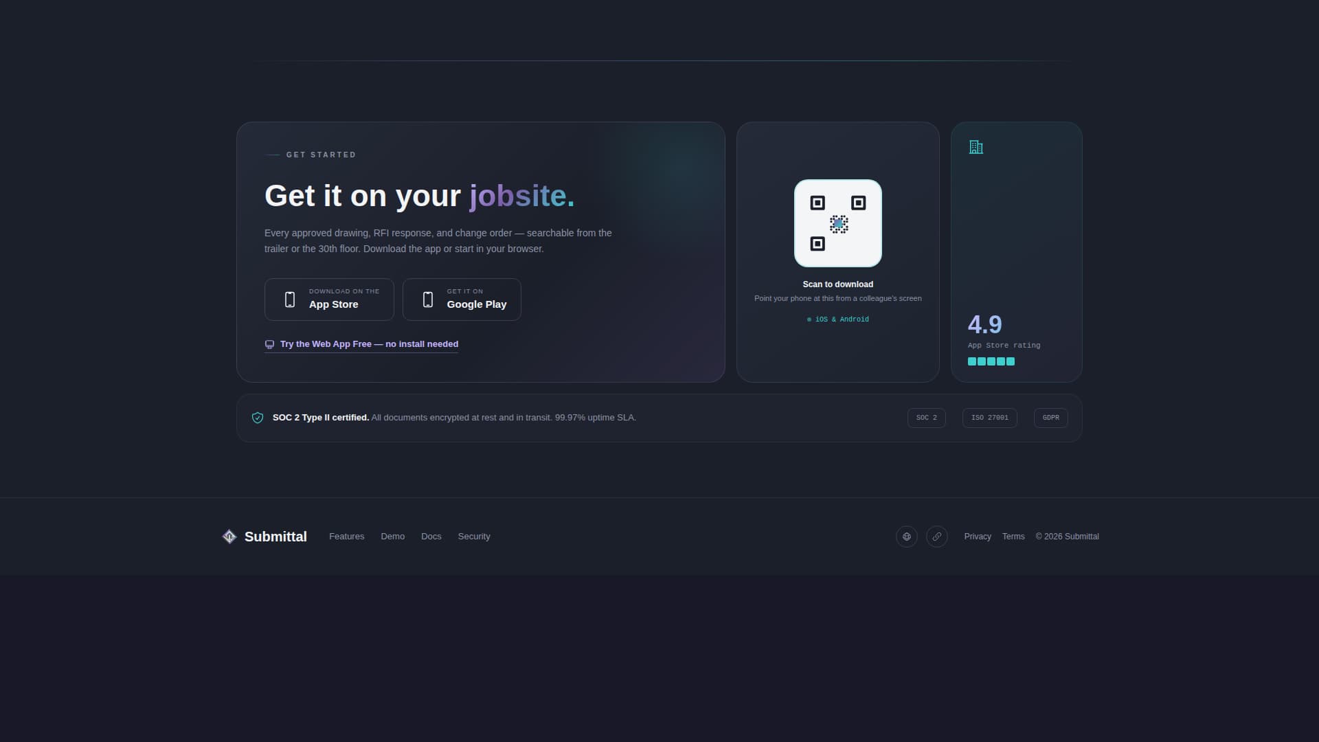 Construction Software Advanced Professional Website Template