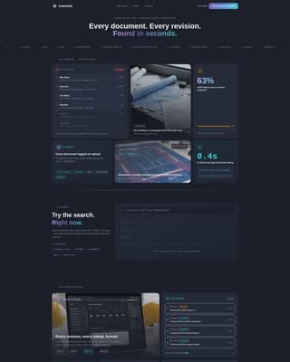 Construction Software Advanced Professional Website Template