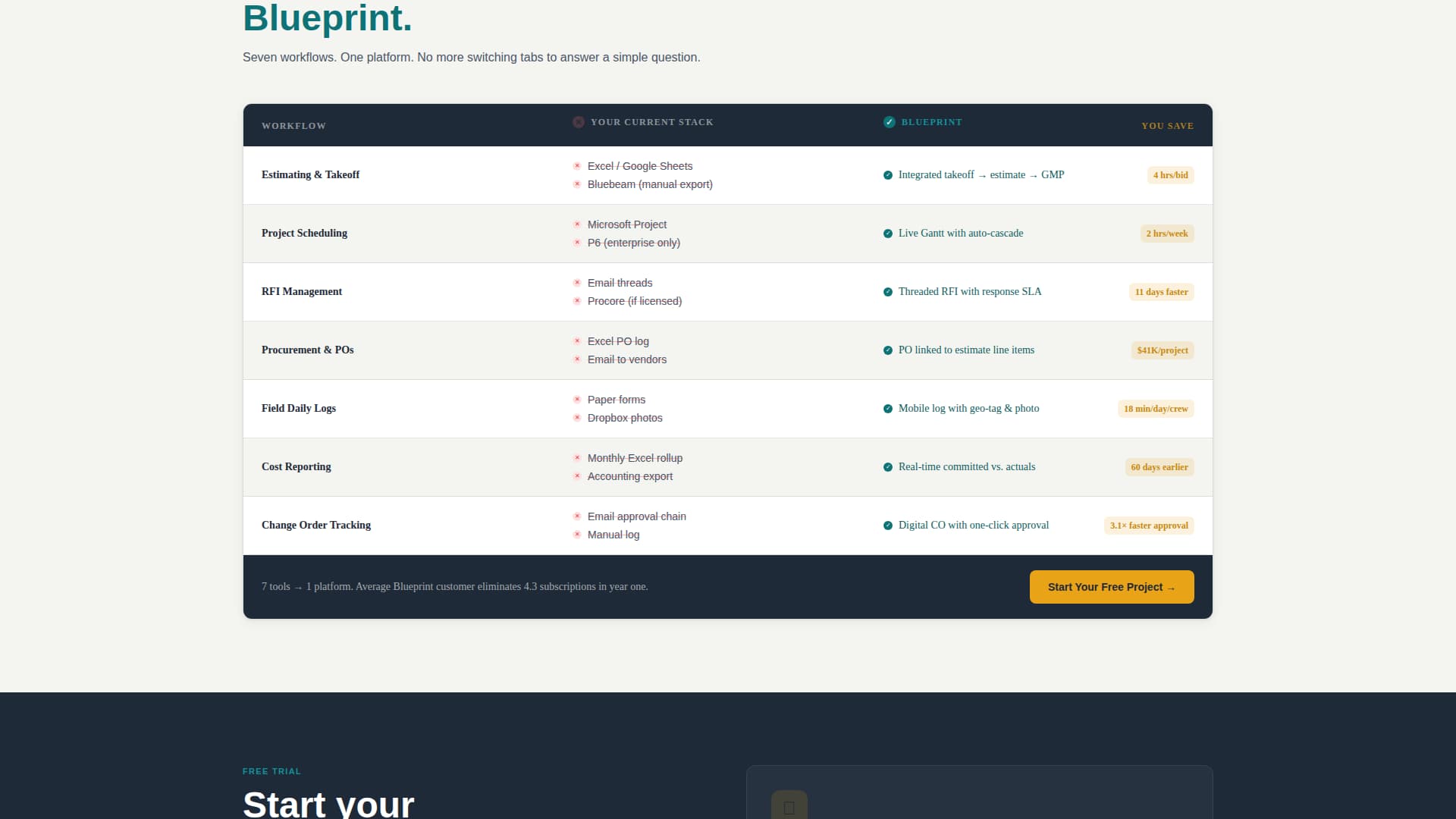 Draft — Structural Plans Landing Page Template