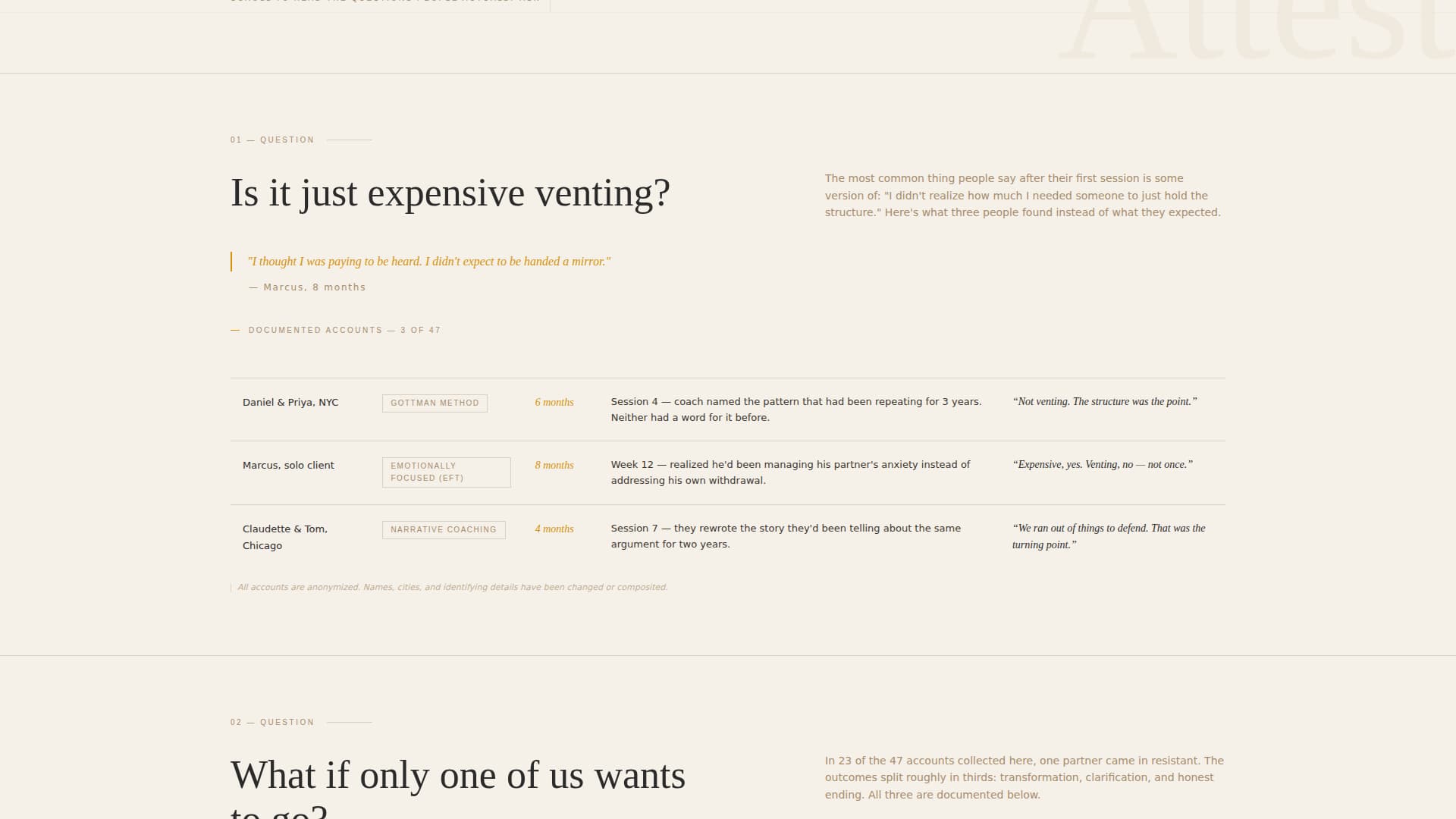 Attest - Editorial Relationshipcoach Landing Page Template