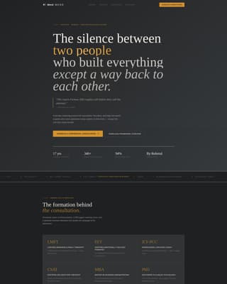 Mend - Confidential Relationshipcoaching Landing Page Template