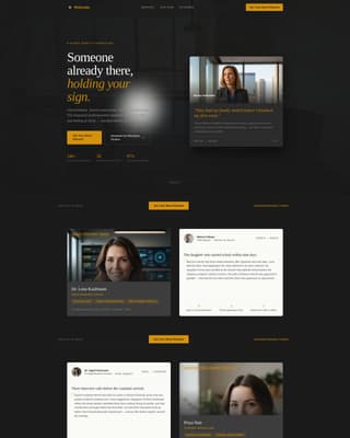 Relocate - Precision Mobility Landing Page Template