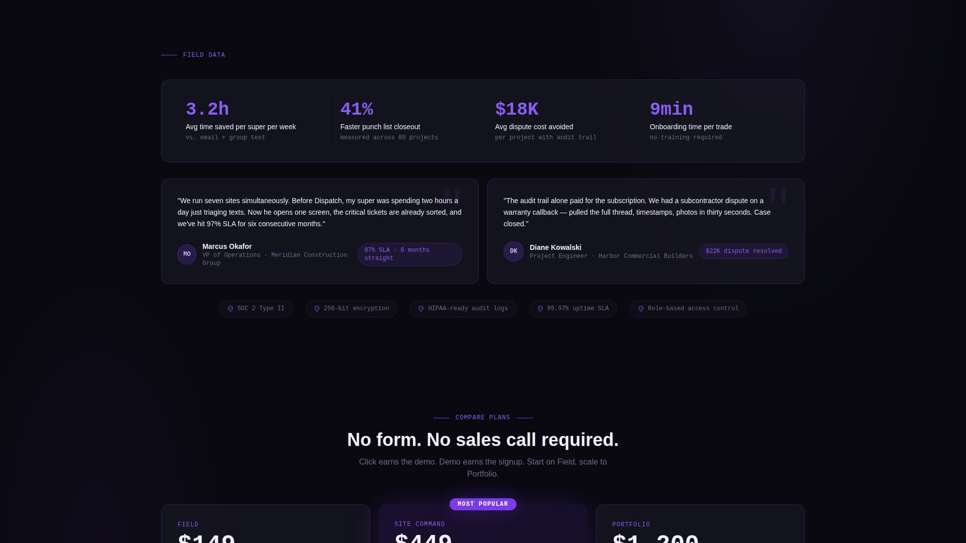 Erect — Heavy Construction Landing Page Template