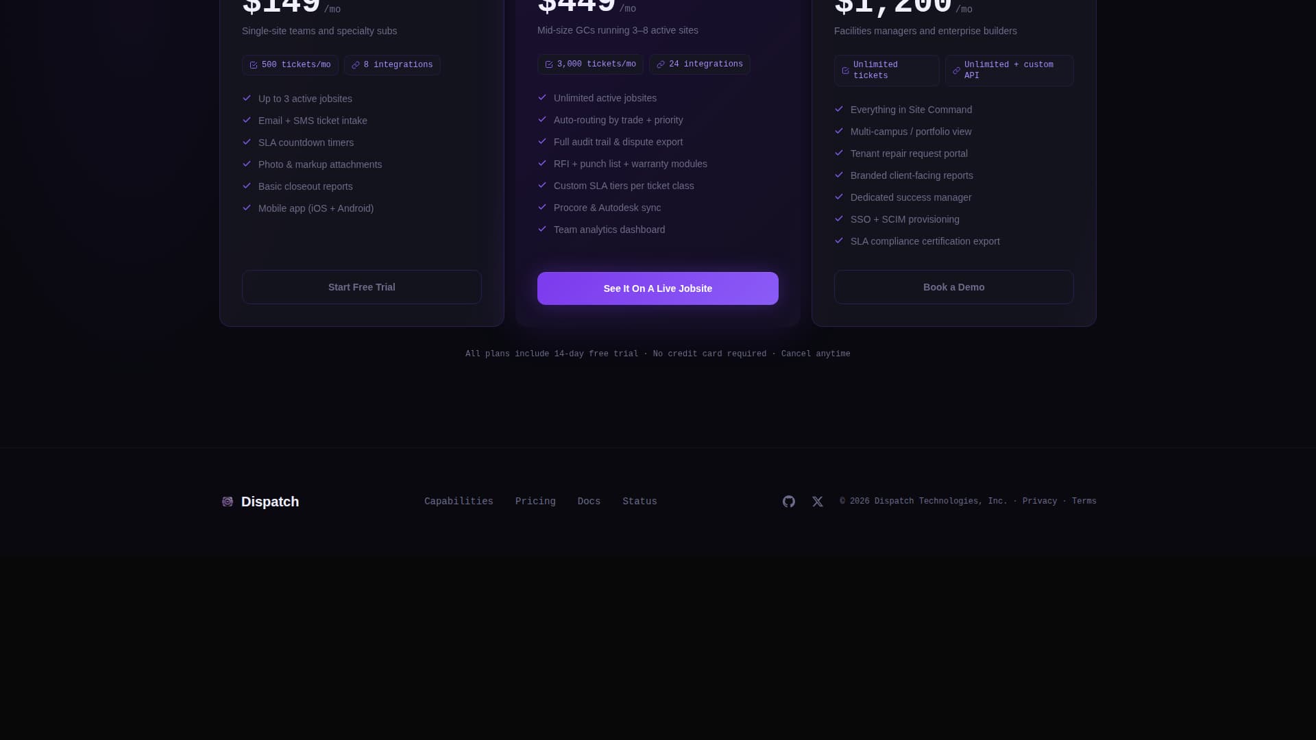 Erect — Heavy Construction Landing Page Template