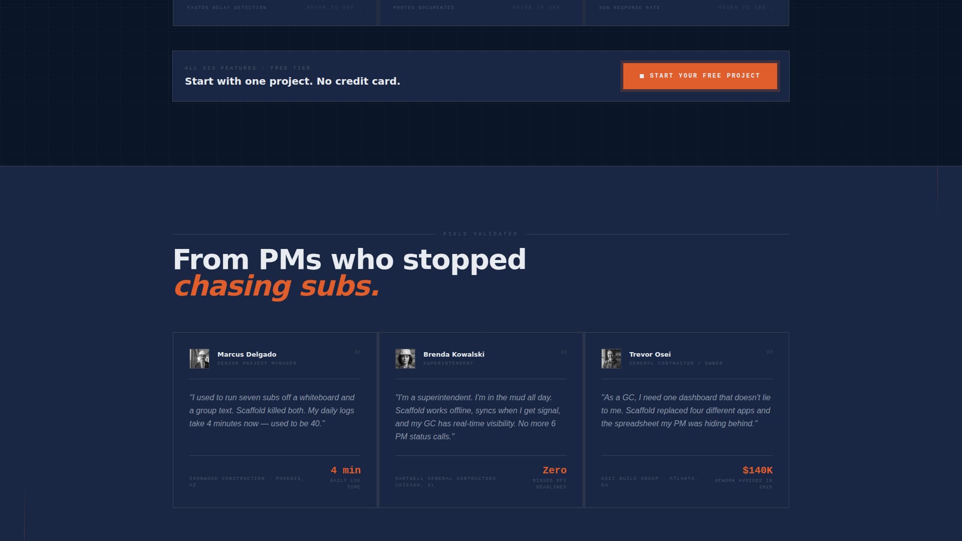 Build — Expert Construction Landing Page Template