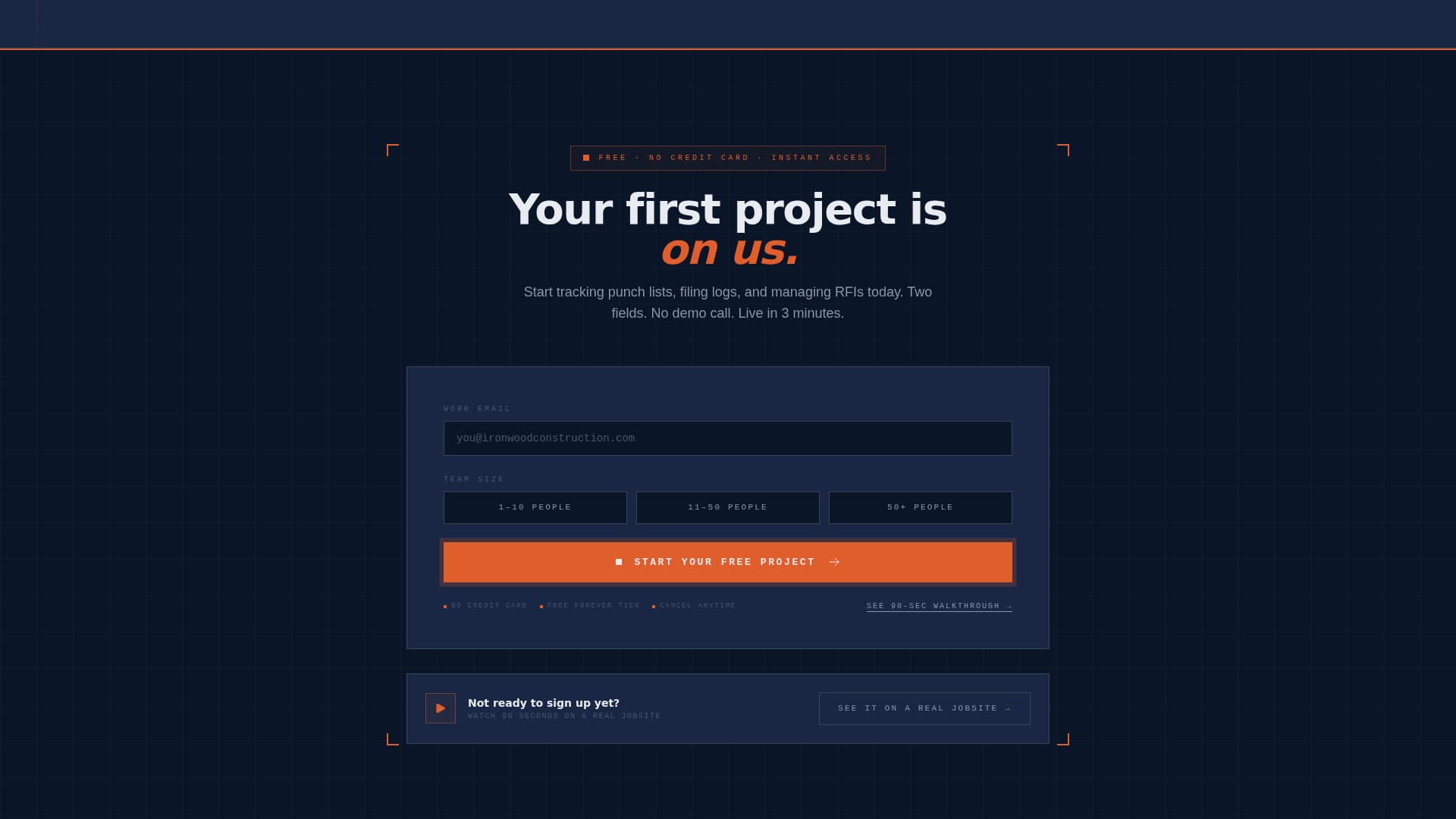 Build — Expert Construction Landing Page Template