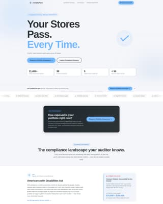 Comply - Authoritative Retail Landing Page Template