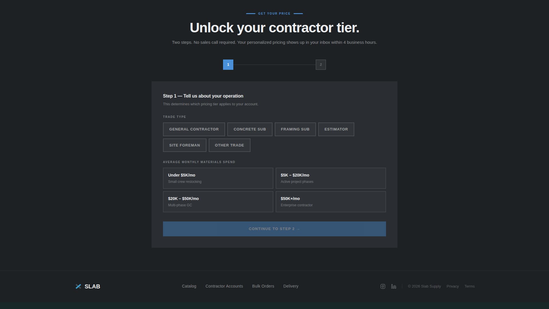 Build — Modern Construction Landing Page Template