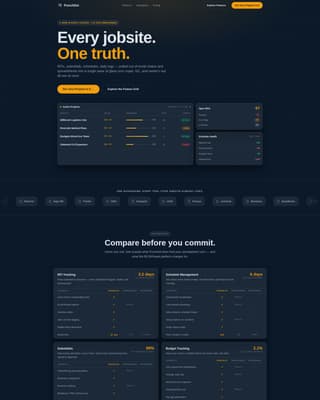 Punchlist - Powerful Construction PM Landing Page Template
