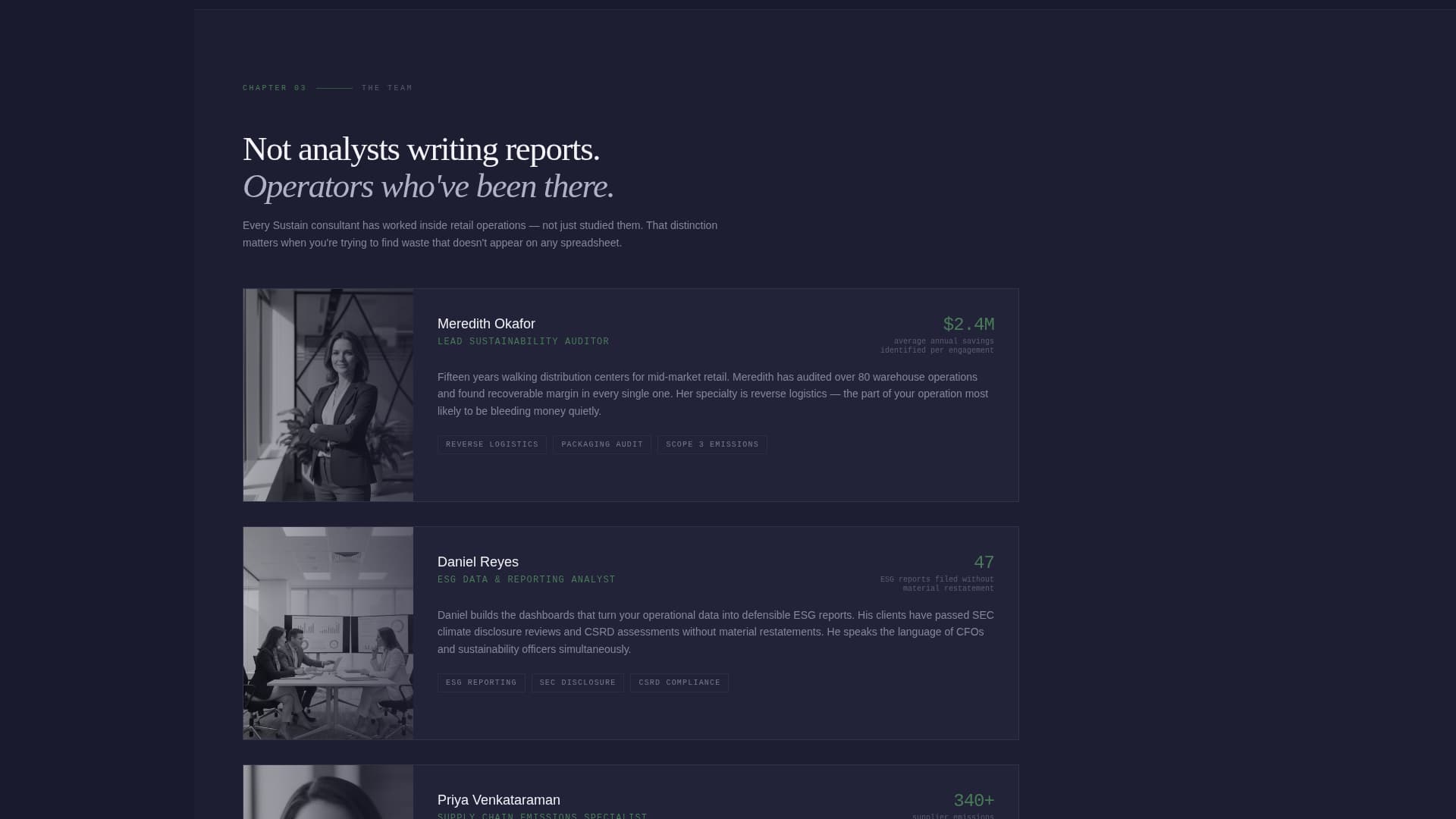 Sustain - Undeniable Retail Landing Page Template