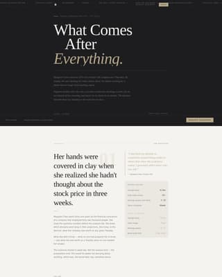 Encore - Transformative Retirement Landing Page Template