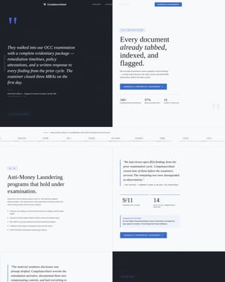 Compliance - Authoritative Regulatory Landing Page Template