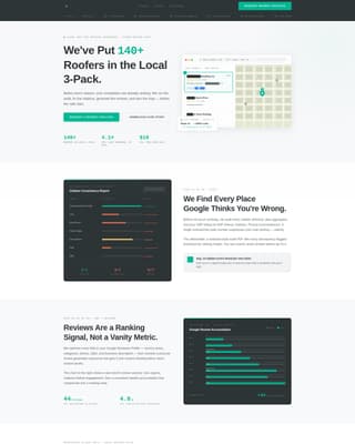 Shingle - Precision Roofer Landing Page Template