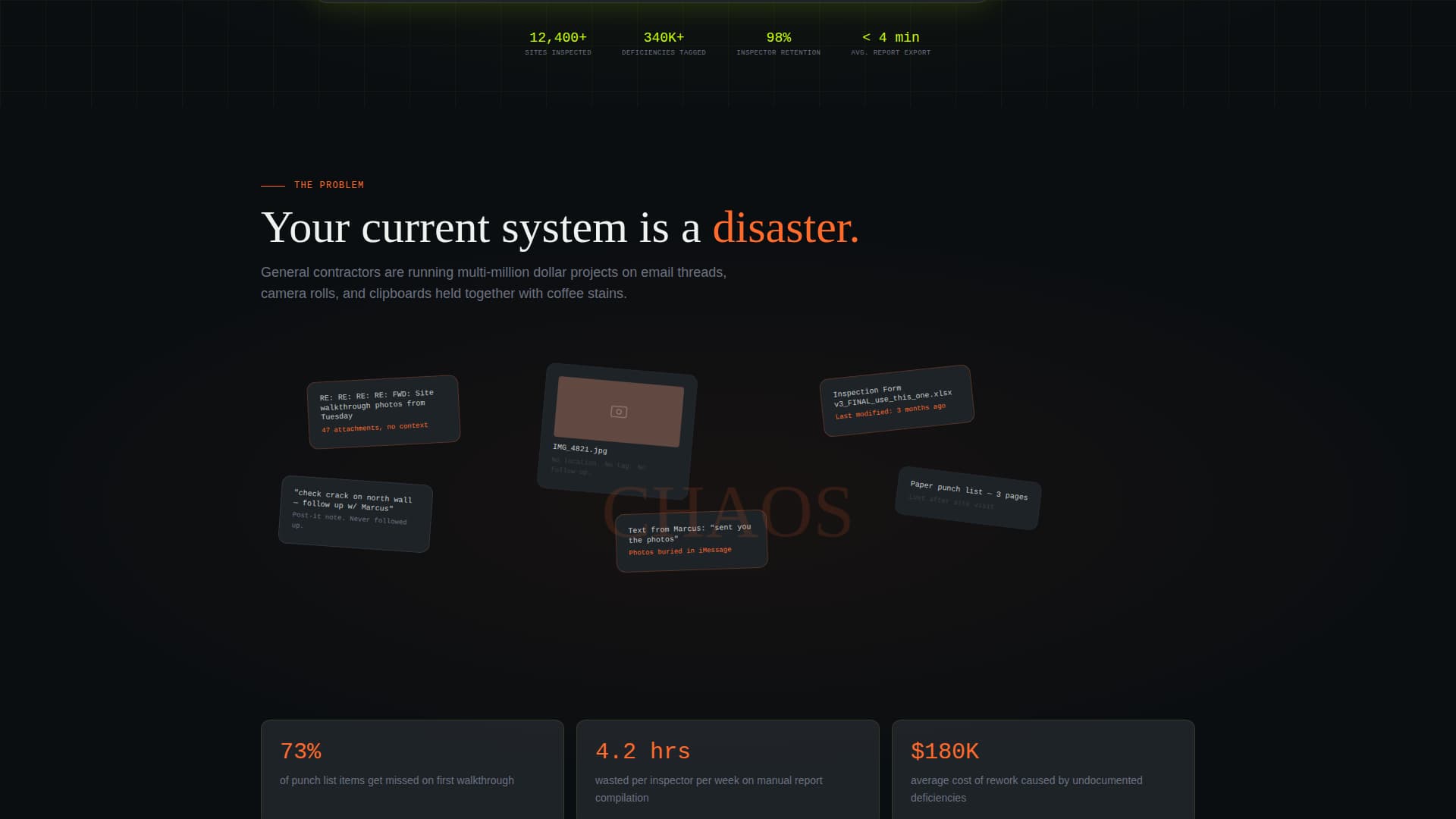 Sitecheck - Powerful Construction Landing Page Template
