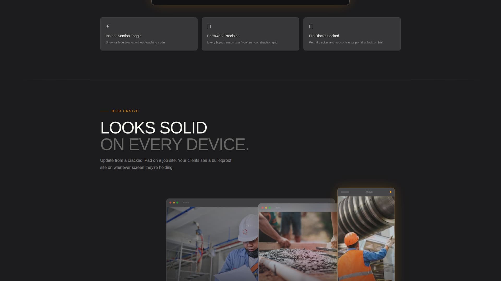 Construct — Elite Builder Landing Page Template
