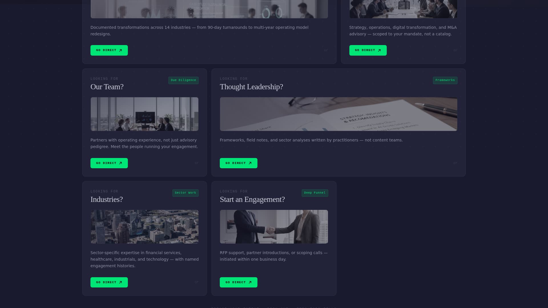 Consulting Firm 404 Error Navigation Recovery Website Template