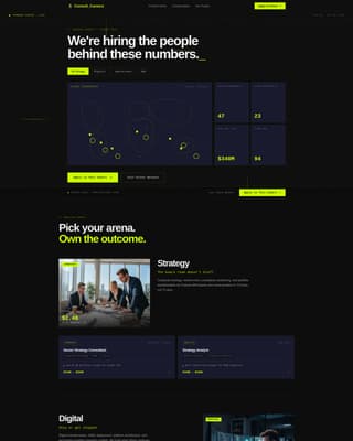 Elite Consulting Firm Talent Recruitment Website Template