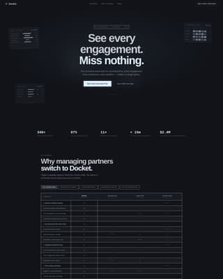 Docket - Powerful Consulting Landing Page Template