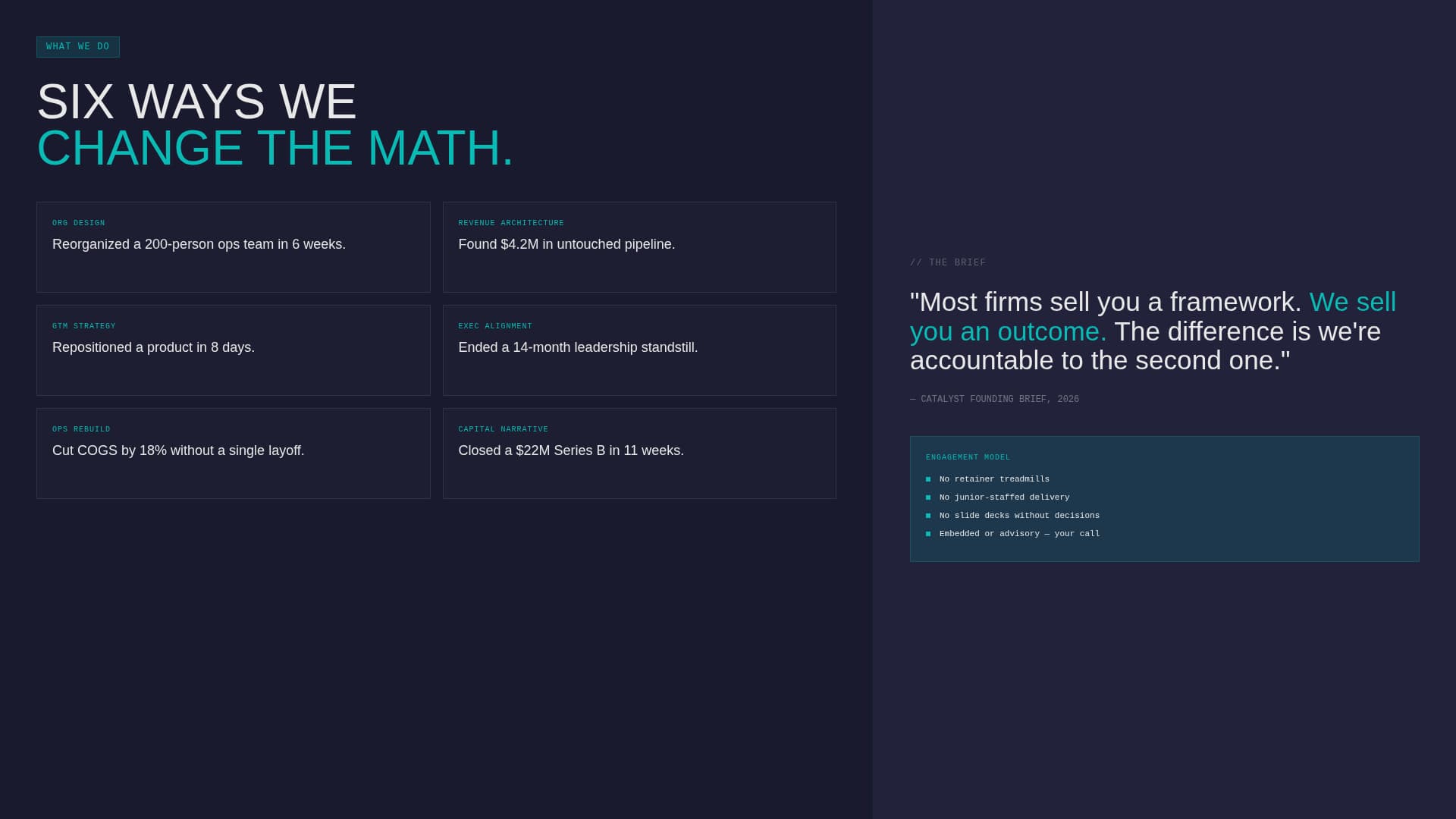 Consulting Firm Pre-Launch & Grand Opening Website Template