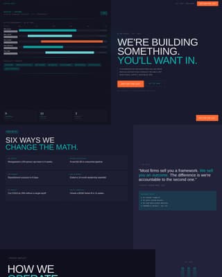 Consulting Firm Pre-Launch & Grand Opening Website Template