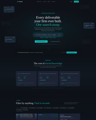 Dossier - Powerful Consulting Landing Page Template