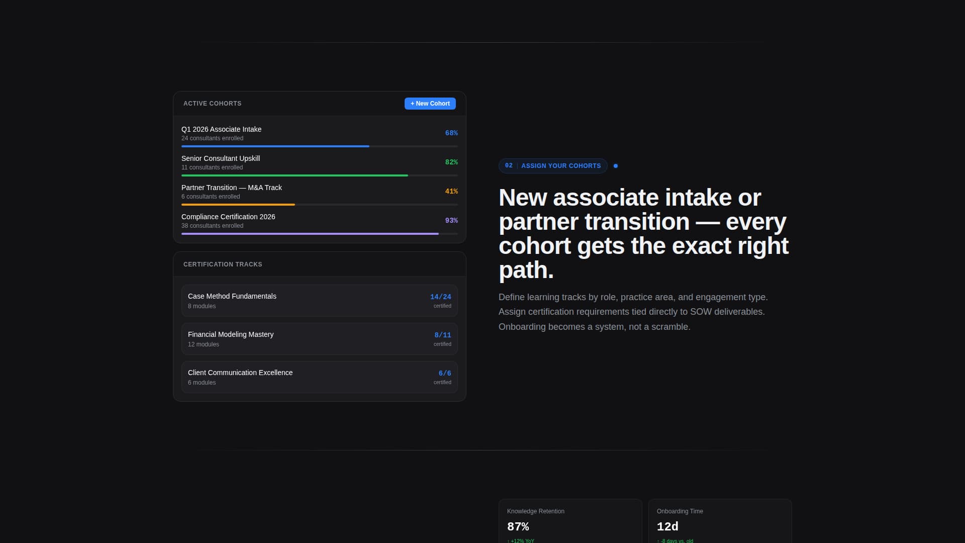 Upskill - Precision LMS Landing Page Template